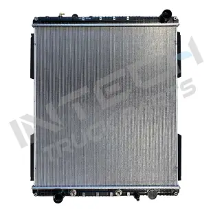 Radiator - 08-13 Freightliner Cascadia, Outlet on the lower left