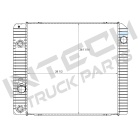 Radiator - 08-18 International Durastar 4000 Series, Vent Tube On Left Corner Of Top Tank (Points Straight Out) Oil Cooler On Engine Side