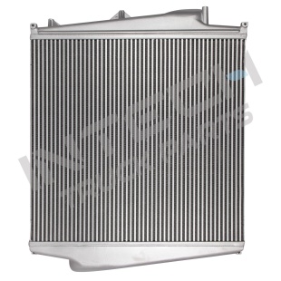 Alternative view of Charge Air Cooler - 96-07 Volvo VN VNL VNM Series, Flanged connection
