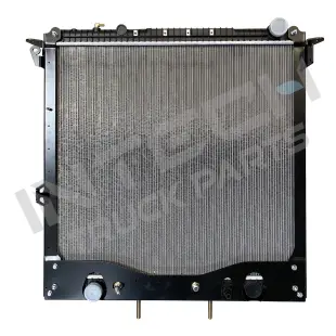 Radiator - 13-17 Freightliner Cascadia with Frame, Outlet on the lower left