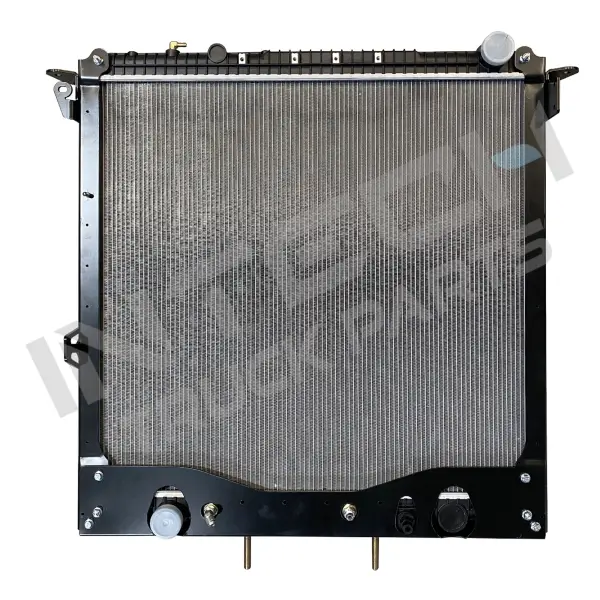 Radiator - 13-17 Freightliner Cascadia with Frame, Outlet on the lower left