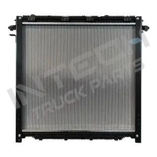 Alternative view of Radiator - 18-25 Freightliner Cascadia, Cummins engine, with Frame