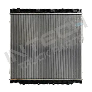 Alternative view of Radiator - 22-25 WESTERN STAR W/O OIL COOLER, Outlet on  lower left